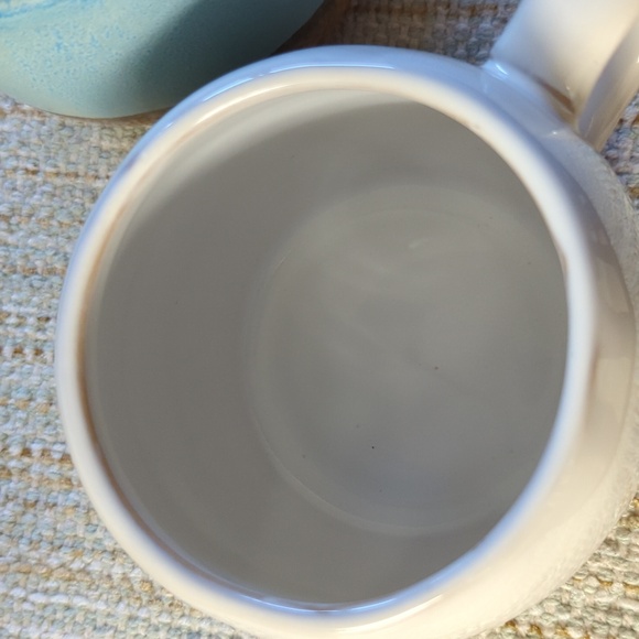 Karma Mugs Set of 2 - Blue & White Pottery - Picture 4 of 5